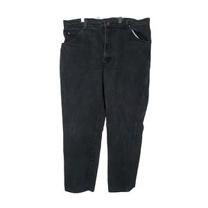 Vintage Y2K 90s Bugle Boy‎ Black Denim Dark Wash Dad Jeans Men's Size 38x32